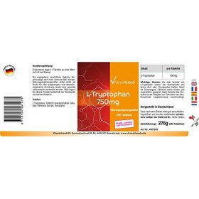 L-Tryptophane 750mg - 240 comprimés - végétalien - fort dosage | Vitamintrend®