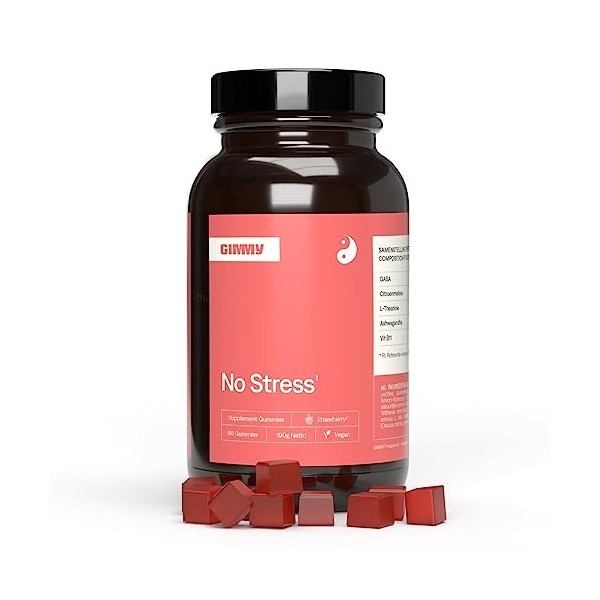 GIMMY No Stress gommes vitaminees pour le paix interieure 60 pieces 