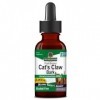 Natures Answer, Cats Claw Bark Griffe de Chat , 2.000mg, 60ml, Testé en Laboratoire, Sans Gluten, Sans Soja, Végétarien