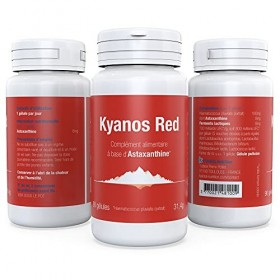 Kyanos Red - Complément alimentaire à base dAstaxanthine - Gélules