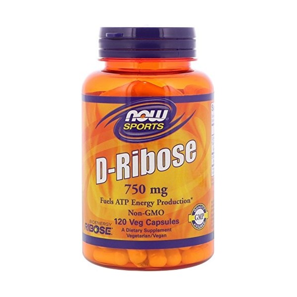 D-Ribose, 750mg - 120 vcaps