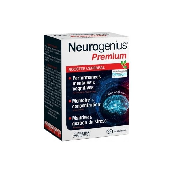 3C Pharma Neurogenius Premium 60 Comprimés