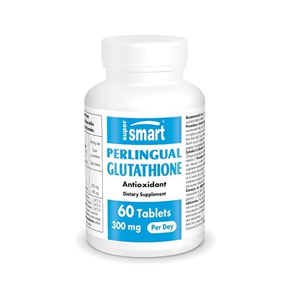 Glutathion à Sucer - Booster de Glutathion - Lutte Contre le Stress Oxydatif - Soutient le Système Immunitaire - Protège et D