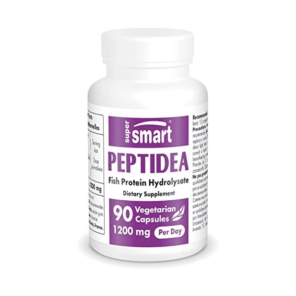 Peptidea® 200 mg - Anti-Stress Naturel - Sans Effet Sédatif - Aide à Réguler l’Humeur - Hydrolysat Protéique de Chair de Pois