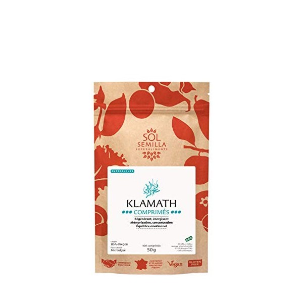 Klamath crue 100 comprimés BIO 50g