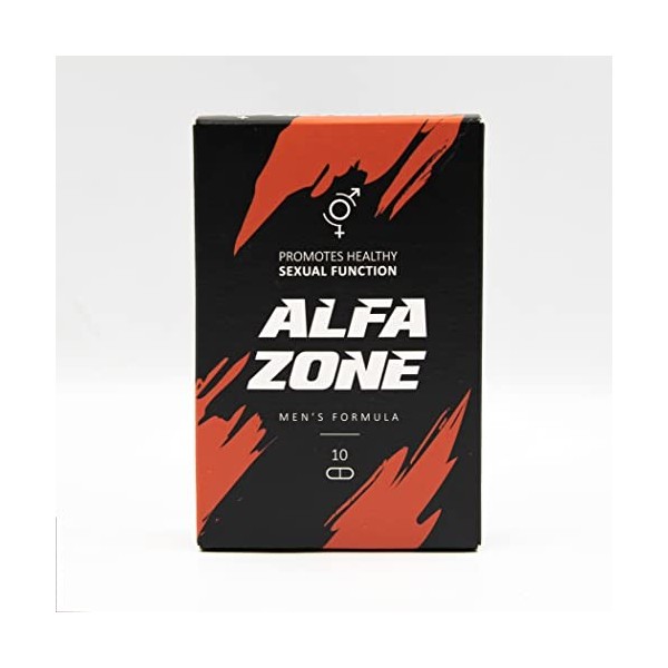 ALFA ZONE MENS FORMULA - Complément alimentaire pour homme actif! 10 capsules.