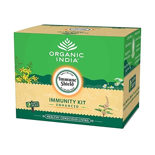 Green Velly Organic Immunity Kit Enhanced || Immunity Booster || Powerful Anti-stress || Relieves mental & Physical Stress