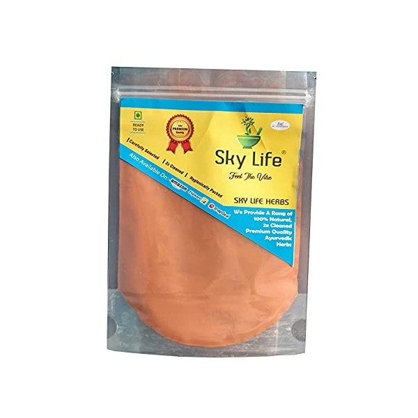 panihari Sky Life® Poudre de geru mitti – 100 g – Poudre docre rouge – Poudre de géru – Poudre de géru – 100 g