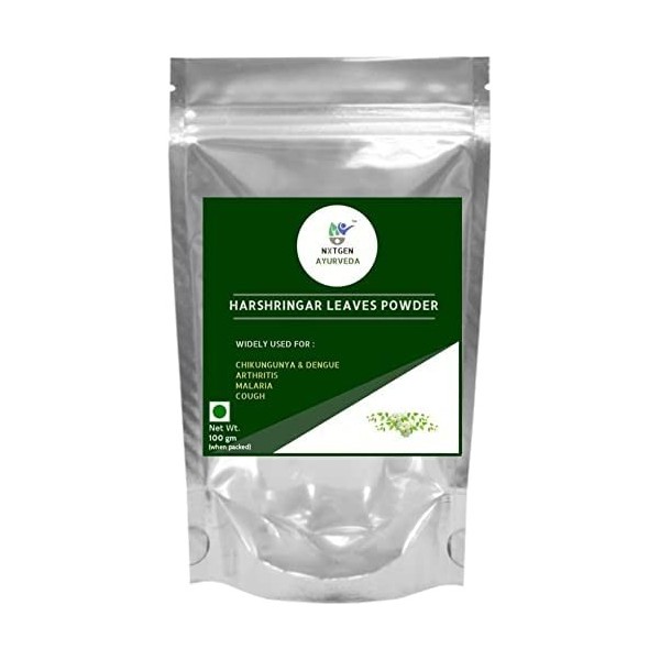 Verem Nxtgen Poudre de feuilles Ayurveda Harshringar Paarijat – 100 g