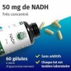 NADH 50mg - 60 DR-Caps enrobés entériques de production allemande - 100% végétalien et sans additifs