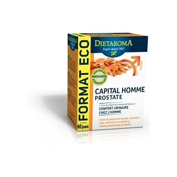 Capital Prostate Format Eco Diétaroma - 120 Capsules