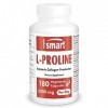 Supersmart - L-Proline 500 mg - Acide Aminé - Aide à la Cicatrisation - Contribue à Renforcer les Ongles et les Cheveux | San