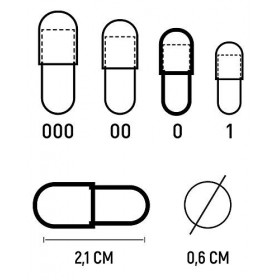 Capsules + 1000 capsules vides taille 0 | vegan séparé – pas besoin douvrir préalablement | Appareil de remplissage de capsu