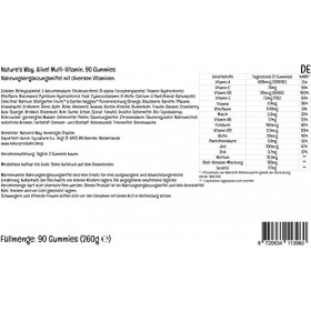 PremiumVital, Natures Way, Alive! Multivitamin Adult Gummies, 90 Gommes, avec Pilulier Pratique, Testé en Laboratoire, Sans 