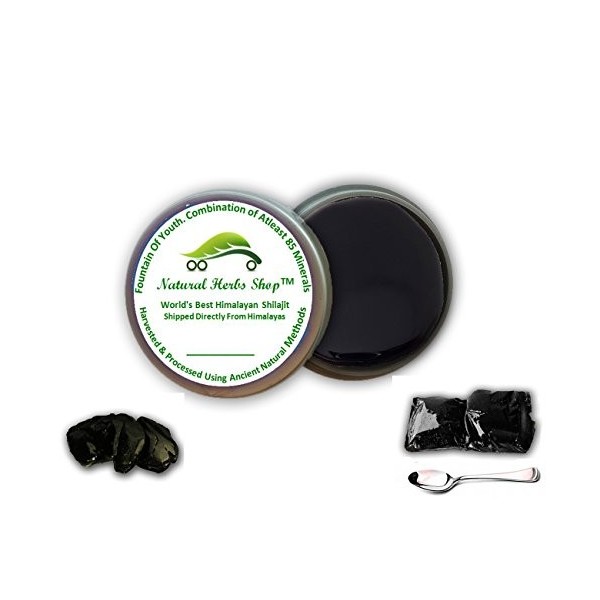 Pur 15Grams Himalaya Shilajit Sheelajit, mumiyo, Résine Coller, Livraison Gratuite directement de lHimalaya.