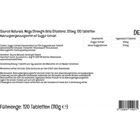 PremiumVital, Source Naturals, Guggulsterones, 37,5 mg, 120 Comprimés végétaliens, avec Pilulier Pratique, Testé en Laboratoi