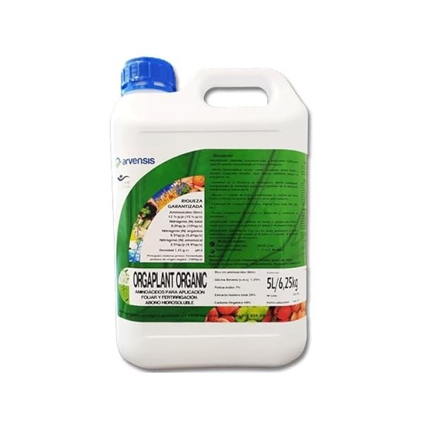 Acides aminés ORGANAPLANT ORGANIC 5 litres Arvensis