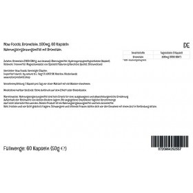 Now Foods, Bromelain, 2400 GDU/g, 500mg, 60 Capsules végétaliennes, Testé en Laboratoire, Sans Soja, Sans Gluten, Végétarien,