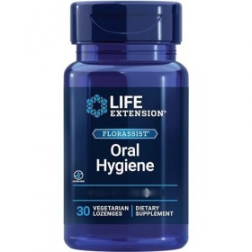 Life Extension, Florassist Oral Hygiene, avec S. salivarius, 30 Pastilles, Testé en Laboratoire, Sans Gluten, Végétarien, San