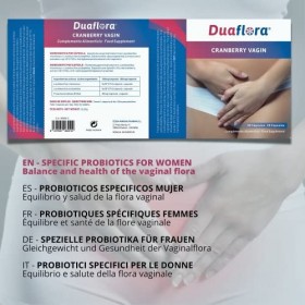 Duaflora Cramberry Vagin Intimate Protector - Aide à prévenir les infections vaginales et favorise et renforce la flore vagin