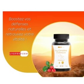 Complément alimentaire Probiotique - Vitalité, immunité & Flore intestinale - Acérola riche en vitamine C - LYOPROFORM Tiny C