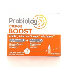 Mayoly Probiolog Energie BOOST - VITALITE, ACTION SUR LENERGIE et LA FATIGUE - Lot de 2 Boites de 7 flacons