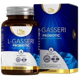 LN Lactobacillus Gasseri Probiotique Capsules | 90 L Gasseri 6 milliards d UFC par capsule | Sans OGM Sans Allergène Sans pro
