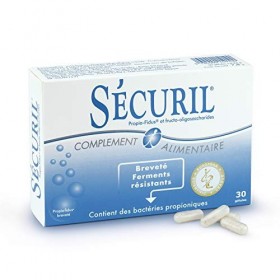 SECURIL propio-fidus et fructo-oligosaccharides yalacta - boite de 30 gélules