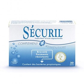 SECURIL propio-fidus et fructo-oligosaccharides yalacta - boite de 30 gélules