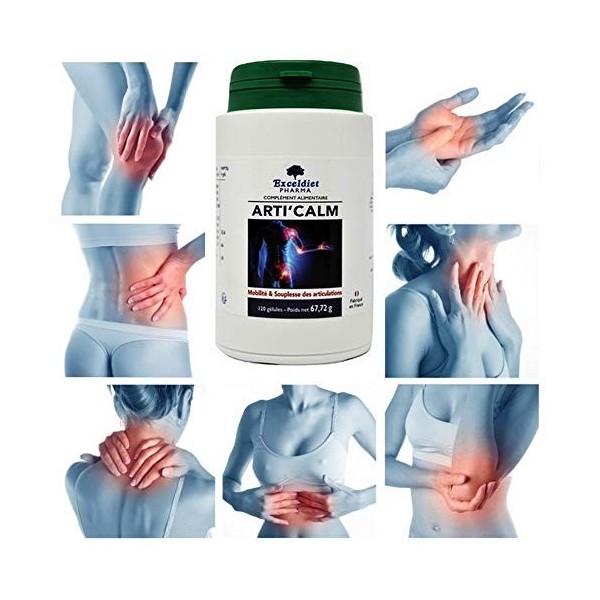 Glucosamine Sulfate - Collagène Marin - Douleur Articulaire Musculaire - Chondroïtine - Protection des Cartilages - Articalm 