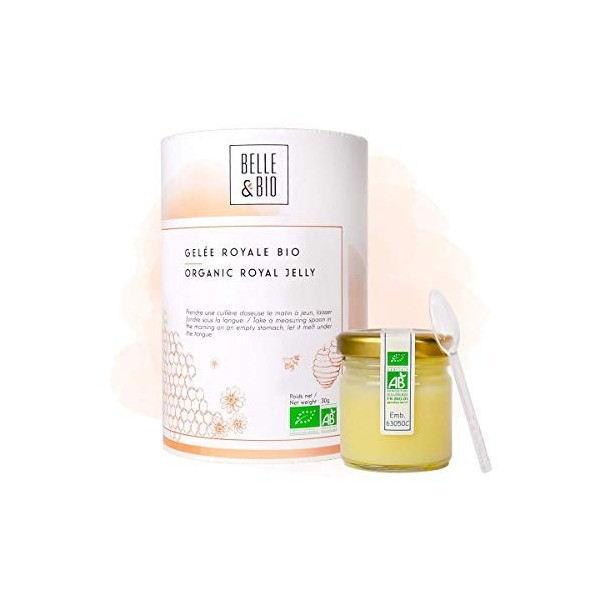 ANTI-FATIGUE & CHANGEMENT DE SAISON - Pot Gelée Royale Bio de 30g - Certifié BIO