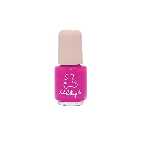 Lulu Castagnette - Mini Vernis à Ongles - Longue Tenue - Séchage Rapide - Haute Couvrance - Fini Brillant - N°5 - Rose Paille