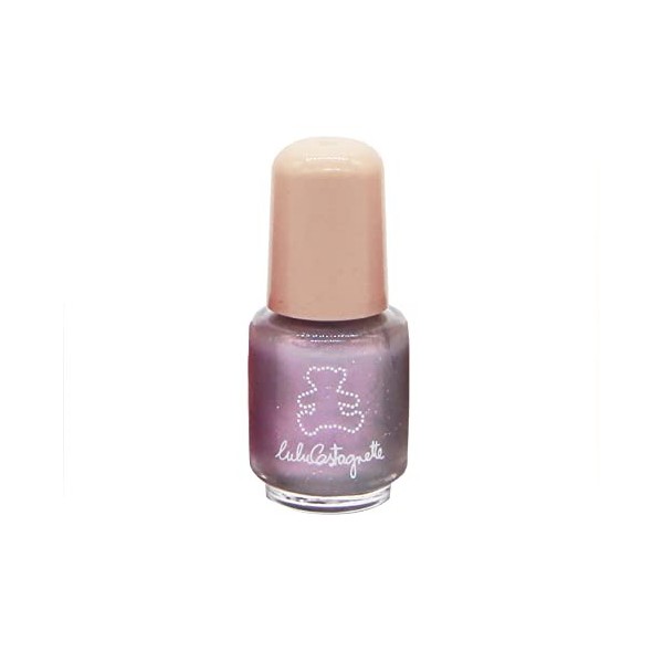 Lulu Castagnette - Mini Vernis à Ongles - Longue Tenue - Séchage Rapide - Haute Couvrance - Fini Brillant - N°5 - Rose Paille...