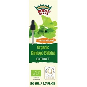 Extrait de Ginkgo Biloba BIO / 50 ml/ Soutient les fonctions cognitives / soutient le cerveau