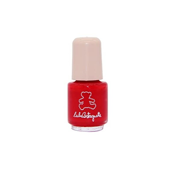 Lulu Castagnette - Mini Vernis à Ongles - Longue Tenue - Séchage Rapide - Haute Couvrance - Fini Brillant - N°5 - Rose Paille