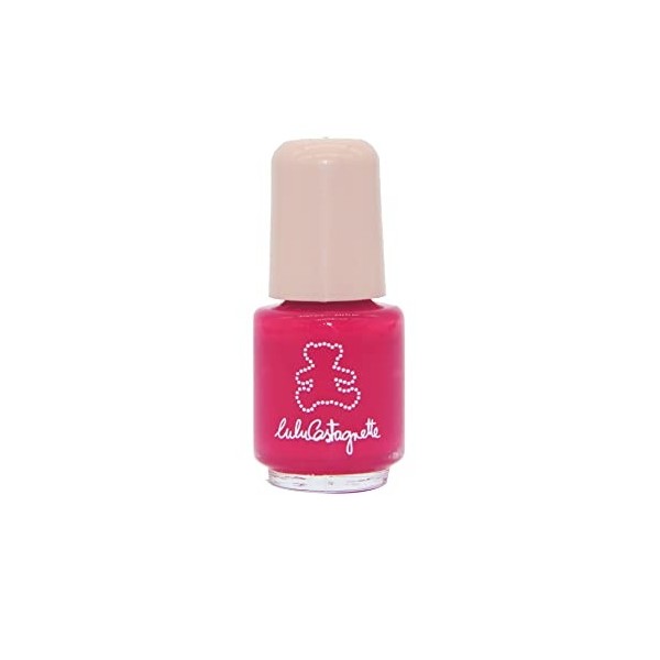 Lulu Castagnette - Mini Vernis à Ongles - Longue Tenue - Séchage Rapide - Haute Couvrance - Fini Brillant - N°5 - Rose Paille