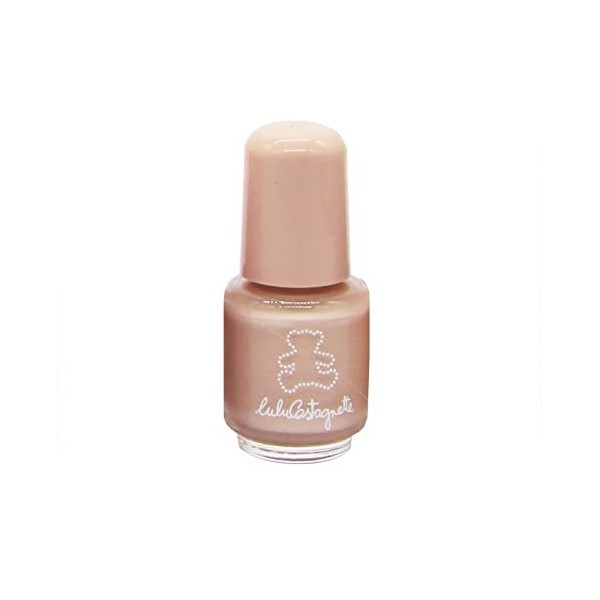 Lulu Castagnette - Mini Vernis à Ongles - Longue Tenue - Séchage Rapide - Haute Couvrance - Fini Brillant - N°5 - Rose Paille...