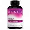 NeoCell, Marine Collagen, Collagène de Poisson Type 1 et 3 + Acide Hyaluronique, Haute Dosé, 120 Capsules, Testé en Laboratoi