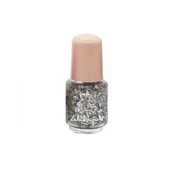 Lulu Castagnette - Mini Vernis à Ongles - Longue Tenue - Séchage Rapide - Haute Couvrance - Fini Brillant - N°5 - Rose Paille