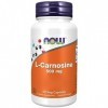 Now Foods, L-Carnosine Beta-Alanyl-L-Histidine , 500mg, 50 Capsules végétaliennes, Testé en Laboratoire, Sans Gluten, Végéta