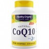 Healthy Origins, Natural CoQ10 avec Kaneka Q10, 600mg, Haute Dosé, 60 Capsules molles, Testé en Laboratoire, Sans Gluten, San