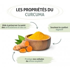 BLANCHE BRESSON - Phyto Curcuma Bio - Haute Absorption, Bien Être Articulaire, Confort digestif, Défenses Naturelles, Antioxy