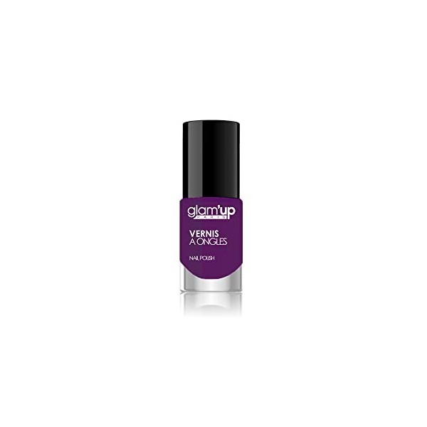 GlamUp Paris - Vernis à Ongles - Ultra Brillance - Longue Tenue - Séchage Rapide - N°113 - Prune Violet