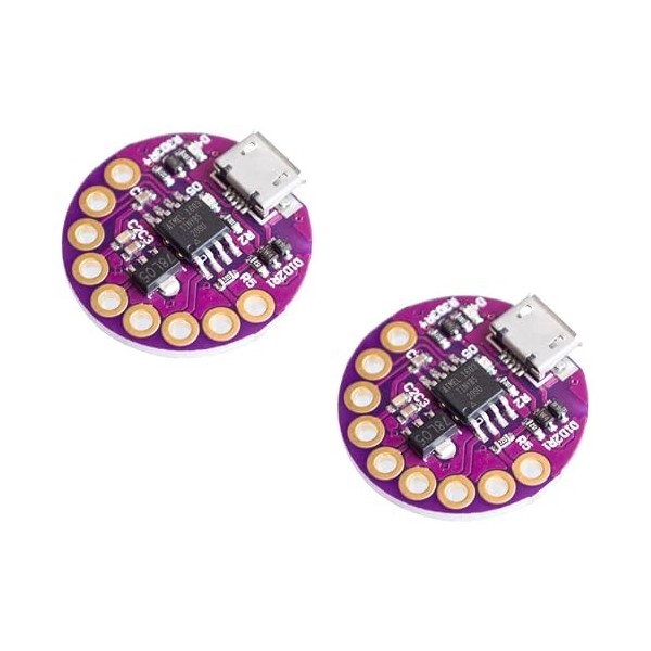 TECNOULAB 2 pièces. Appareil Portable Lilypad ATTINY85 Digispark