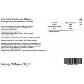 Now Food, Citrus Bioflavonoids, avec Vitamine C et Rutine, 100 Capsules végétaliennes, Testé en Laboratoire, Sans Soja, Sans 