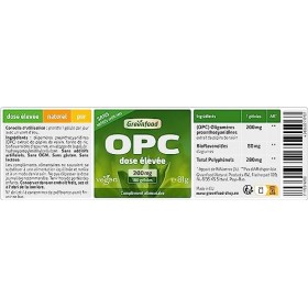 Greenfood OPC, 200 mg, dose élevée, 180 gélules -Sans additifs artificiels. Vegan.