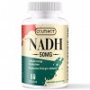 NADH 50mg Plus 200mg CoQ10, boost dénergie et antioxydant, Fortement dosé | Haute absorption, 60 gélules