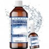 1000 ml dhuile de magnésium + 100 ml de spray Premium | 100 % Zechstein | Pour massage de la peau, sport et relaxation muscu