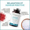 Complexe ANTI-STRESS | Réduction du Stress et de l’Anxiété | Rhodiola + Magnésium Marin + Vitamine B6 | Avec Lactium® et Safr