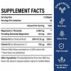 Liposomal - Thréonate de magnésium 2000mg - Supplément de magnésium avec vitamine D3 et K2 - Favorise la santé du cerveau et 